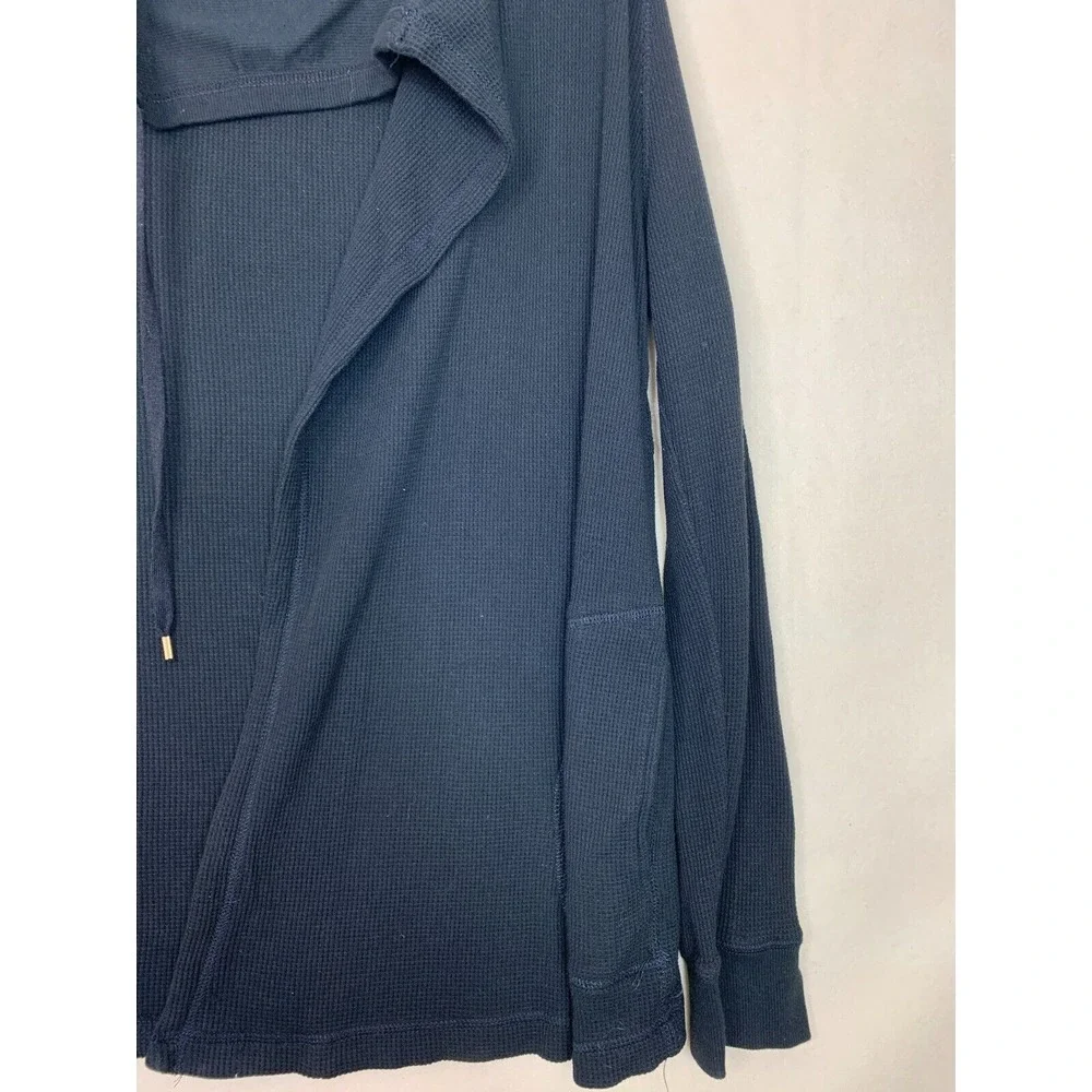 Ralph Lauren Women's Sport Cardigan Black Open Front Long sleaves size ‎ XL